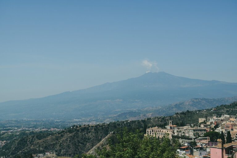 Catania with Mount Etna behind